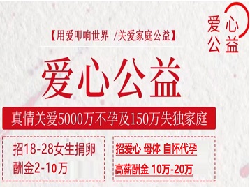 禹城捐卵助孕生子 爱心志愿者招募